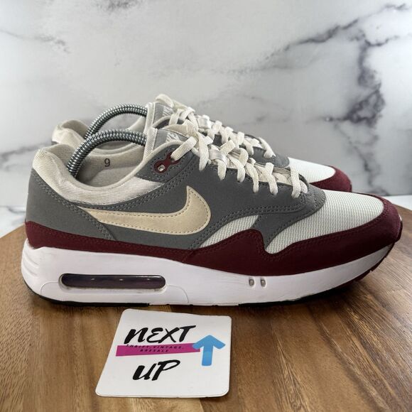 Men’s size 9-Nike Air Max 1 \'86 OG G White Burgundy Men\'s Golf Shoes DV1403-600 main image 8